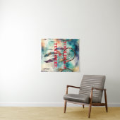 Personalized Custom Your Own Photo & Text Tapestry タペストリー (インサイチュ(横))