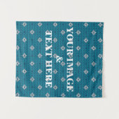 Personalized Custom Your Own Photo & Text Tapestry タペストリー (正面(横))
