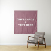 Personalized Custom Your Own Photo & Text Tapestry タペストリー (インサイチュ)