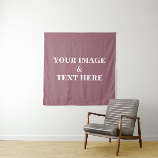 Personalized Custom Your Own Photo & Text Tapestry タペストリー (インサイチュ)