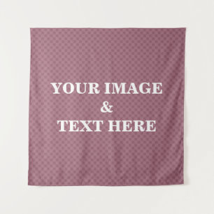 Personalized Custom Your Own Photo & Text Tapestry タペストリー