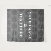 Personalized Custom Your Own Photo & Text Tapestry タペストリー (正面(横))