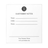 Personalized Customer Notes Notepad ノートパッド (正面)