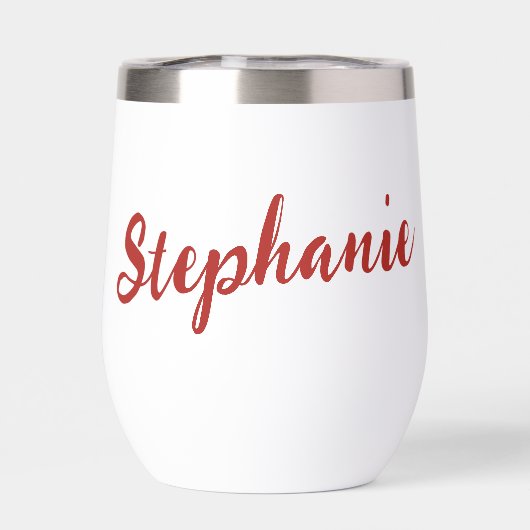 Personalized Cute Christmas Cat with Santa Hat (背面)