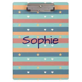 Personalized Cute clipboard with Name クリップボード
