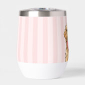 Personalized Cute Dog with Pink Heart (正面)