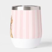 Personalized Cute Dog with Pink Heart (背面)