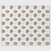 Personalized Cute Elegant Family Photo Christmas ラッピングペーパー (フラット)