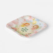 Personalized Cute Fairy Birthday Paper Plate  ペーパープレート (傾斜あり)