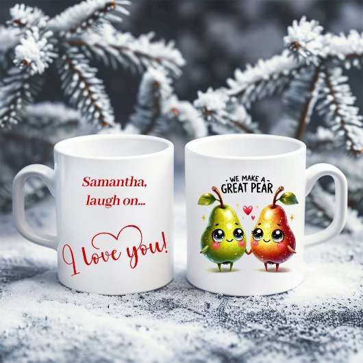 Personalized Cute Food Mug Romantic Valentine Gift コーヒーマグカップ