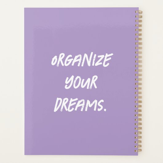 Personalized Cute Green Kitty Cat Planner プランナー手帳 (裏面)