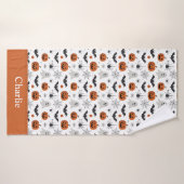 Personalized Cute Halloween バスタオル (バスタオル)