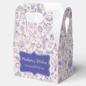 Personalized Cute Hand Drawn Food フェイバーボックス (オープン)