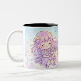 Personalized Cute Libra Zodiac Mug ツートーンマグカップ