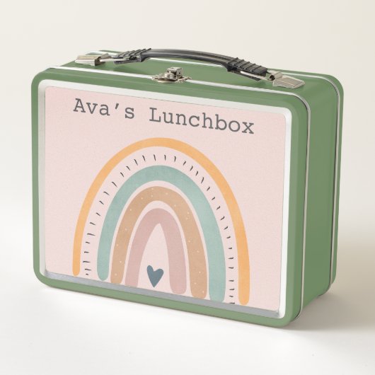 Personalized cute lunchbox メタルランチボックス (正面)