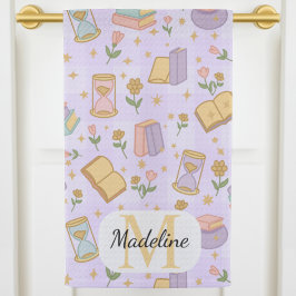 Personalized Cute Magic Monogram Kitchen Towels キッチンタオル