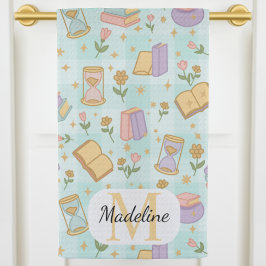 Personalized Cute Magic Monogram Kitchen Towels キッチンタオル