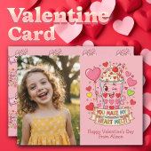 Personalized Cute Milkshake Classroom Valentine