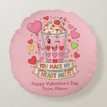 Personalized Cute Milkshake Valentine