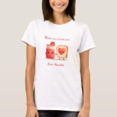 Personalized Cute Mothers Day Shirt for Mom Tシャツ (正面)