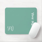 Personalized Cute Mouse Pad – Name & Initials Gift マウスパッド (マウス)