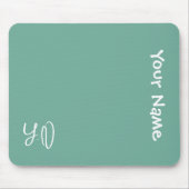 Personalized Cute Mouse Pad – Name & Initials Gift マウスパッド (正面)