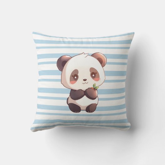 Personalized Cute Panda クッション (裏面)