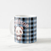 Personalized Cute Panda Coffee Mug コーヒーマグカップ (正面左)