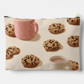 Personalized Cute Pastel Cookies and Milk アクセサリーポーチ (裏面)