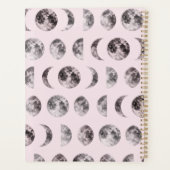 Personalized Cute Pink Cat Pattern Gift Cat Lover プランナー手帳 (裏面)