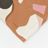 Personalized Cute Pink Pool Float Summer Aesthetic フリースブランケット (角)