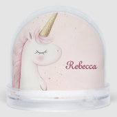 Personalized Cute Pink Unicorn (裏面)
