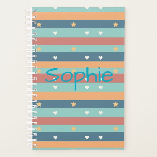 Personalized Cute Planner with Name プランナー手帳 (正面)