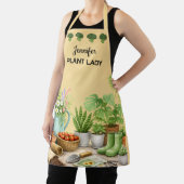 Personalized cute Plant Lady garden エプロン (インサイチュ)