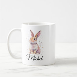 Personalized Cute Rabbit Bunny Coffee Mug コーヒーマグカップ