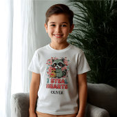Personalized Cute Raccoon Valentine's Day Tシャツ