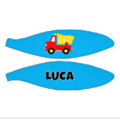 Personalized cute red toy lorry dump truck kid's ミニバスケットボール (パネル)