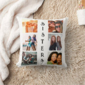 Personalized cute sister quote throw pillow クッション (ブランケット)