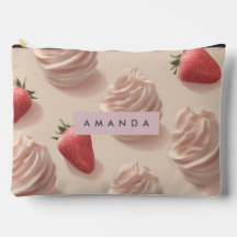 Personalized Cute Sweet Strawberry Cream Pastel