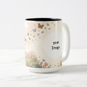 Personalized Cute Taurus Zodiac Mug ツートーンマグカップ (正面右)