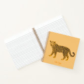 Personalized Cute Tiger Notebook - Yellow ノートブック (内部)