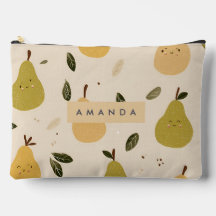 Personalized Cute Whimsical Pear Pattern 