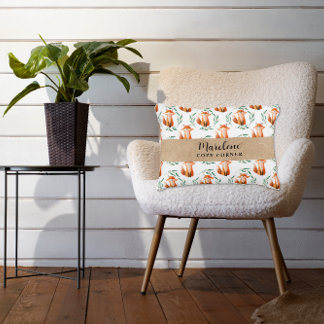 Personalized Cute woodland Fox nursery decor アクセントクッション