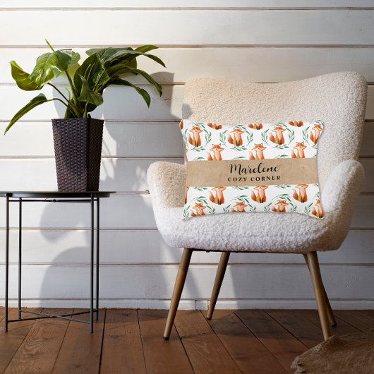 Personalized Cute woodland Fox nursery decor アクセントクッション