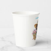 Personalized Dachshund Garden Paper Cup | Cute Dog 紙コップ (右)