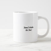 Personalized Dachshund Garden Specialty Mug  ジャンボコーヒーマグカップ (右)