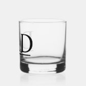 Personalized "DAD" Est. Year Whiskey Glass  ウイスキーグラス (左)