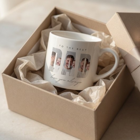 Personalized Dad Photo | Best Dad Ever エスプレッソカップ