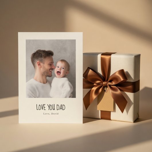 Personalized Dad Photo Card | Custom Father’s Day  シーズンカード