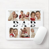 Personalized Dad Photo Collage マウスパッド (マウス)